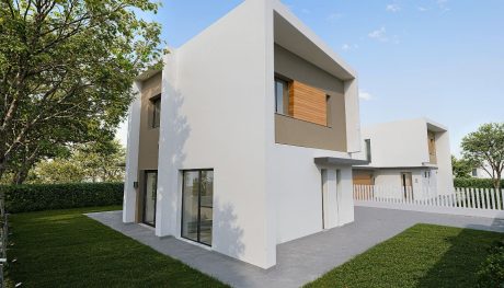 Nuova costruzione bifamiliare NZEB Monbelluna 2