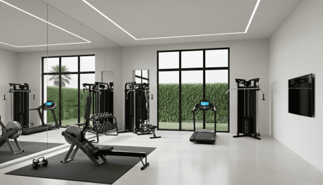 Nuova costruzione villa di lusso NZEB Jesolo palestra