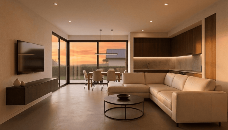Villa bifamiliare B2.1 Venegazzù 5 soggiorno cucina